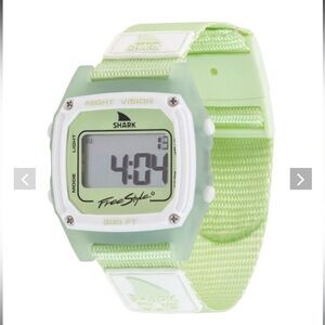 Freestyle Shark Classic Watch in Light Green and White
